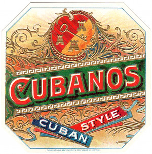 Cuban Cigar Label Art