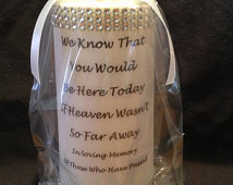 Memory Candle, Rememberance Candle, Personalized Candle, Wedding ...