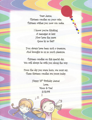 May 6, 2011 - Posted in Birthday Poem -