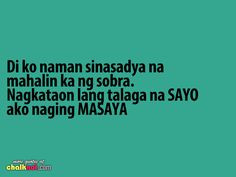 di sadya – tagalog quotes