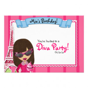 Diva Invitations, 1,100+ Diva Announcements & Invites