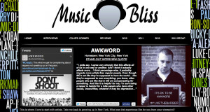 Life Of AWKWORD A MusicBliss Q&A On Music Depression More