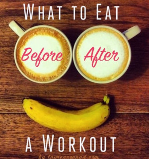 What To Eat Before and After A Workout via ‘Lauren Conrad’