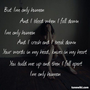 Back > Gallery For > Christina Perri Human Quotes