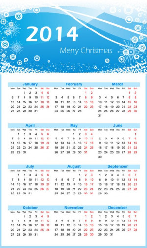 File Name : 2014-Calendar-Christmas-Vector-Graphic.jpg Resolution ...