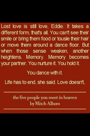 The five people you meet in heaven. So obsessed with this book ...