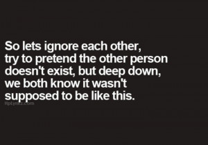 If that's how you want it, fine. I can pretend too, but just know ...