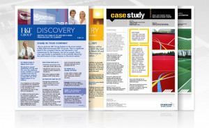 view example | Company newsletter design and print prices, newsletter ...