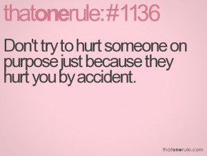 Hurting people hurt people.