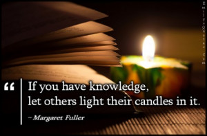EmilysQuotes.Com - knowledge, light, candles, being a good person ...