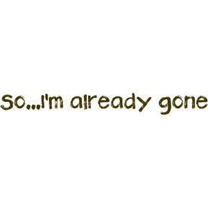 Already Gone lyrics-Kelly Clarkson