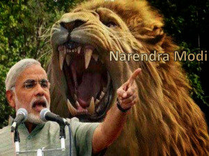 LION IS THE KING OF THE INDIAN JUNGLE .