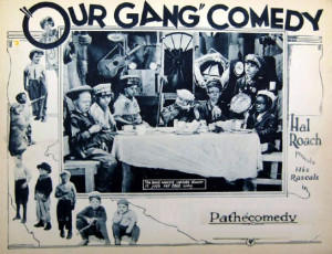 Jack, Ernie, Jackie, Farina, and Joe in a poster for 