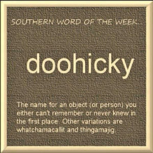 Good old Southern talk. My library students always seemed to know what ...