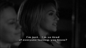 Peyton Sawyer quote, One Tree Hill