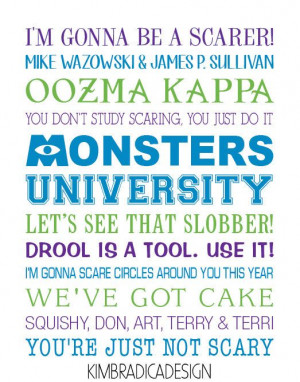 ... university #monsters university party #Monsters University quotes