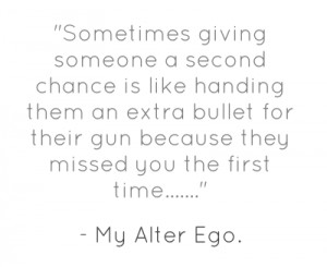 Sometimes giving someone a second chance is like giving them an extra