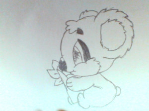 Heres My Koala Bear I Drew A Long Time Ago :) I Think Its Adorable And ...