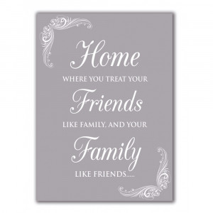 friends family quote canvas product code home friends family quote ...