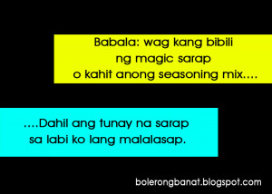 Funny Quotes About Love Tagalog Version