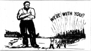 Union Labor Strikes Cartoons