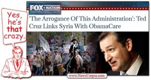 ... Administration Ted Cruz Linka Syria With Obama Care - Ted Allen Quote