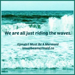 Each day...every day... we are just riding the waves of life. https ...
