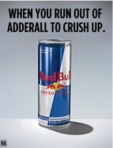 red bull- what gets me through architecture.