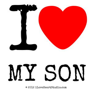 title i love heart my son text i my son creator abdulaziz albunyan ...