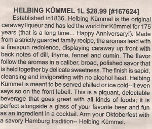Helbing Hamburgs Kummel