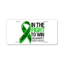 In The Fight Kidney Disease Aluminum License Plate