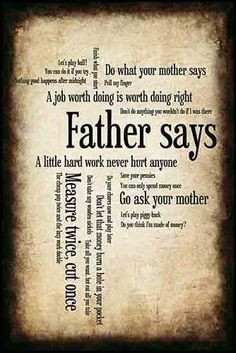 Father Says...(