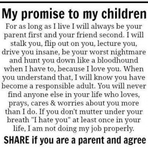 Meaningful quotes my promise to my children