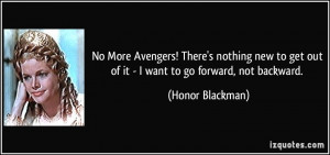 More Honor Blackman Quotes