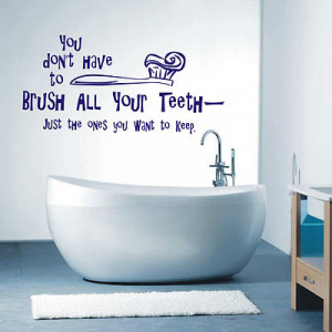 Brush Your Teeth Wall Art