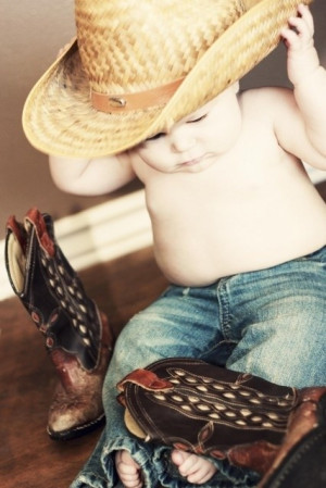 Little Baby Cowboy | baby cowboy cute cowboy adorable baby boy country ...