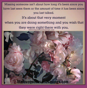 Missing someone..