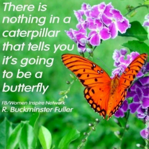 Butterfly quote via www.facebook.com/WomenInspireNetwork