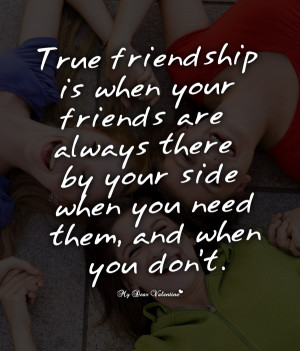 Funny Friendship Picture Quotes - True friendship is
