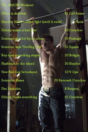 ... bout to get in shape Arrow Tv Show Workout #fitness #workout #Arrow