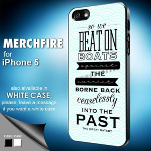 TM 424 The Great Gatsby quotes Iphone 5 Case