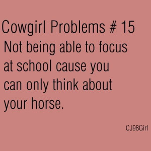 Cowgirl problems #15