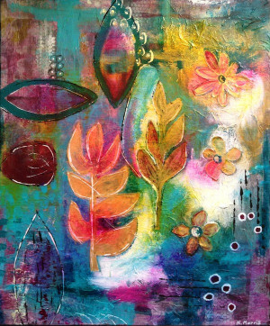 Kindness | Norina Morris 20″ × 24″ (51cm × 61cm) painting ...