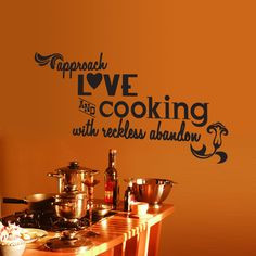 Cook with love -- trappeys.com #trappeys #cooking #quote #love