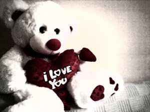 Love You With Teddy Bear HD Wallpaper 1024 x 768