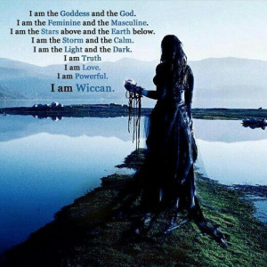 not Wiccan but I love everything else about this pic./saying.