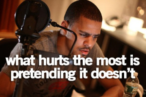 Rapper, j cole, quotes, sayings, hurt, favorite quote