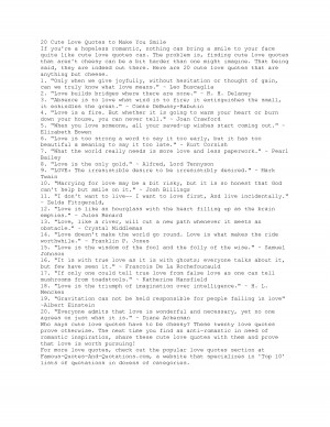 20 Cute Love Quotes to Make You Smile (DOC)