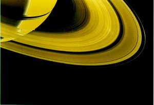 Looking Back Saturn Rings