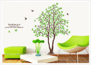 family tree large wall decals modern child love bathroom decoration ...